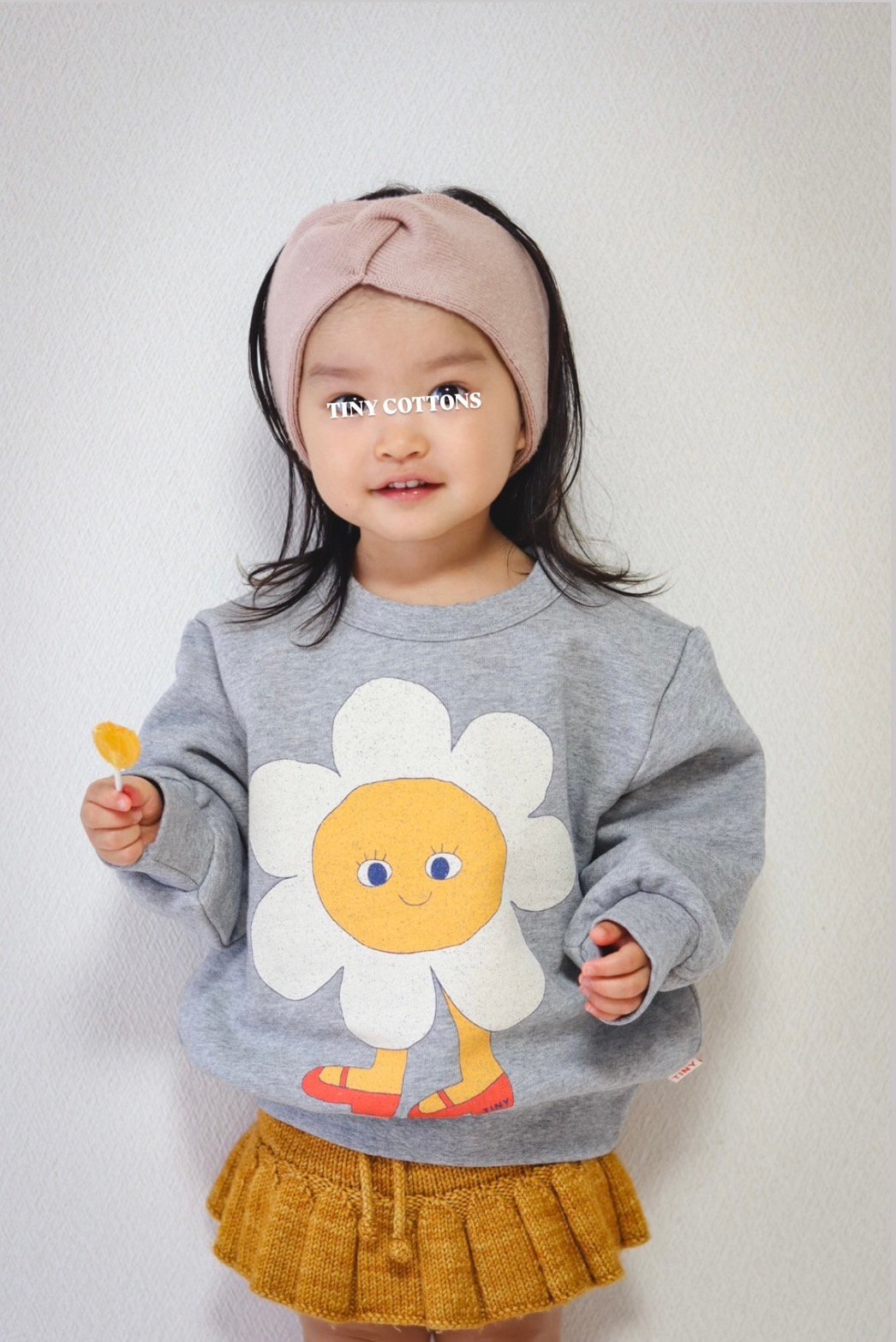 TINYCOTTONS】FLOWER GRAPHIC SWEATSHIRT *medium