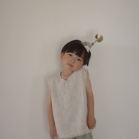 【kruhitkalove】Patchwork Flowers Cotton Party Hat / Green