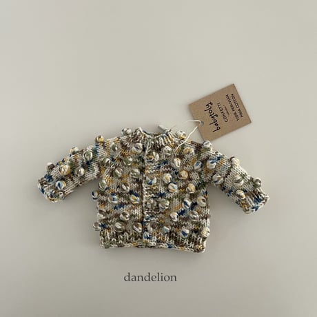 予約【babytoly】Squirrel/koala Popcorn cardigans