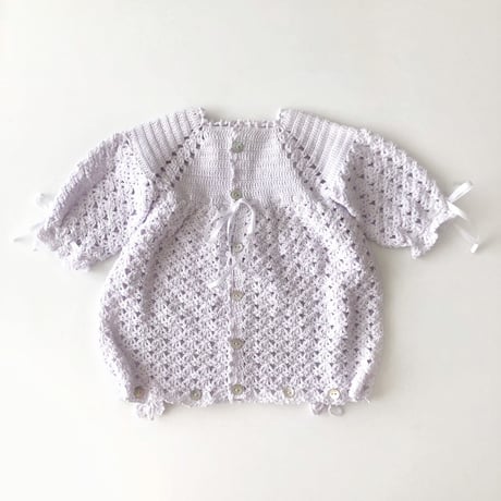 【babytoly×lana 】 CROCHET CEREMONY DRESS&bonnet set