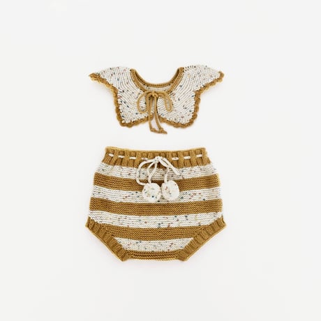 予約【babytoly 】double stripe bloomer