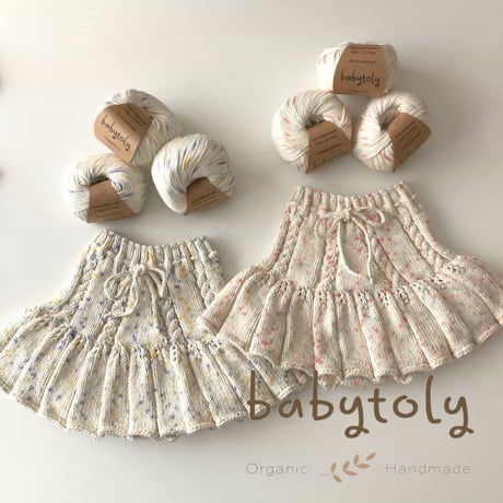 予約【babytoly 】mies skirt /confetti