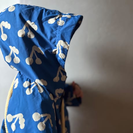 【TINYCOTTONS】CHERRIES WOVEN JACKET *dark blue*