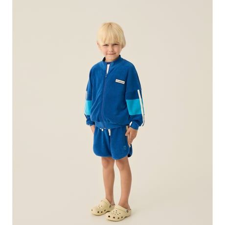 【the campamento】Blue Color Block Shorts
