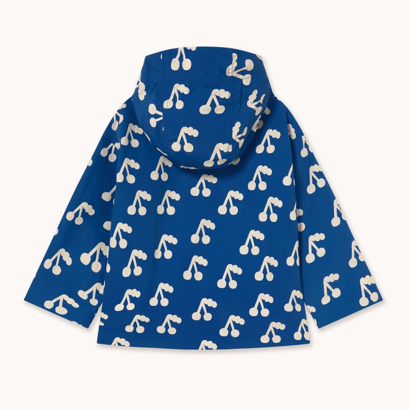 TINYCOTTONS】CHERRIES WOVEN JACKET *dark blue*