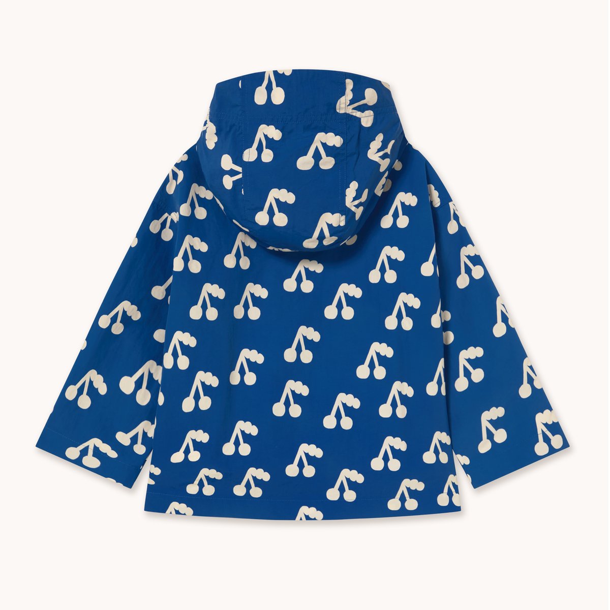 TINYCOTTONS】CHERRIES WOVEN JACKET *dark blue*