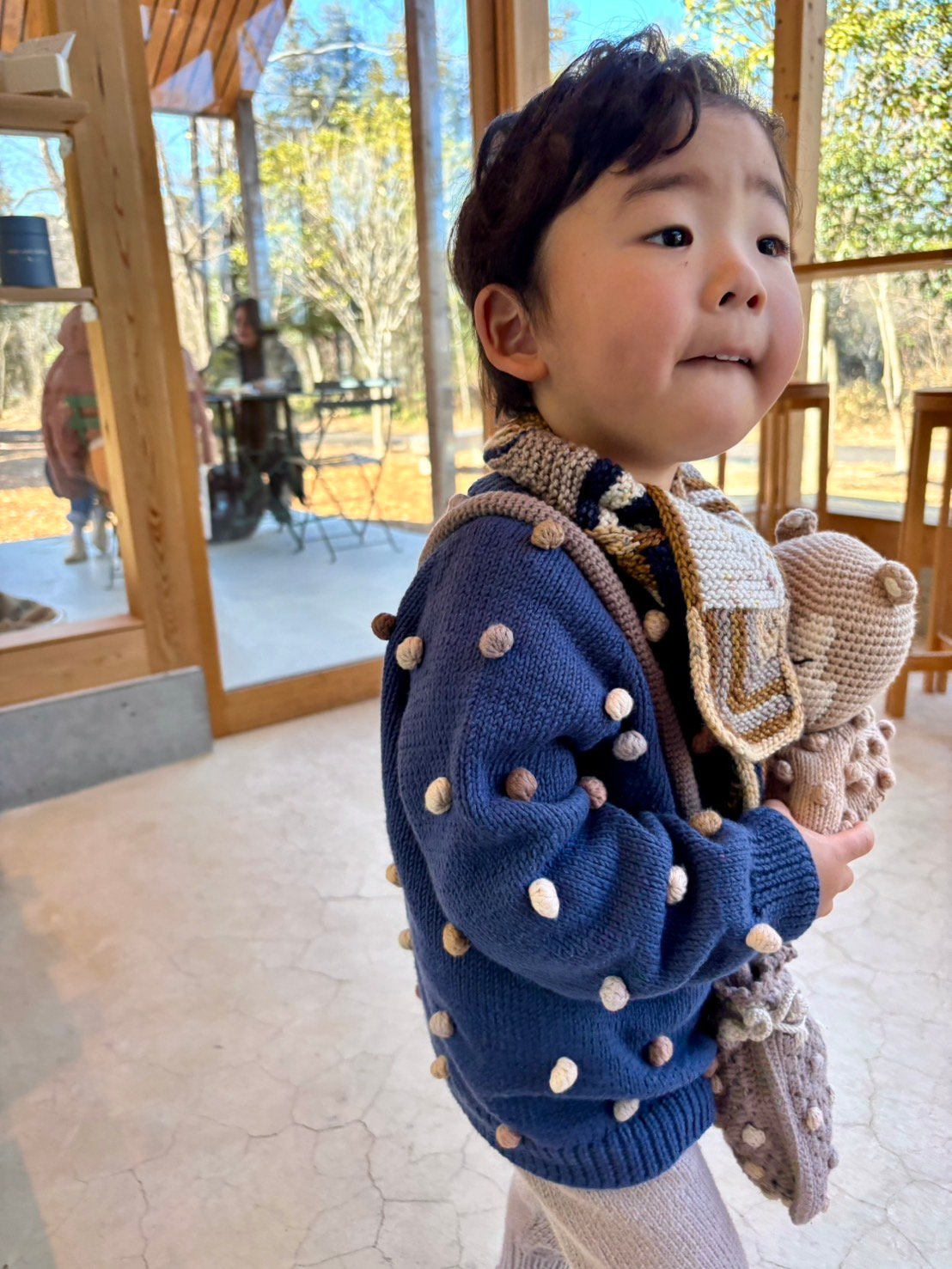 babytoly】rainbow popcorn cardigan/original | lana