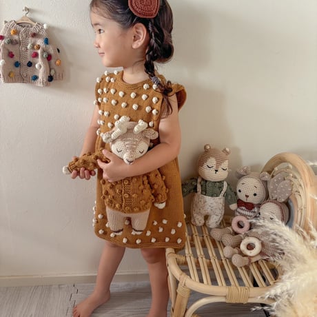 予約【babytoly】popcorn dress