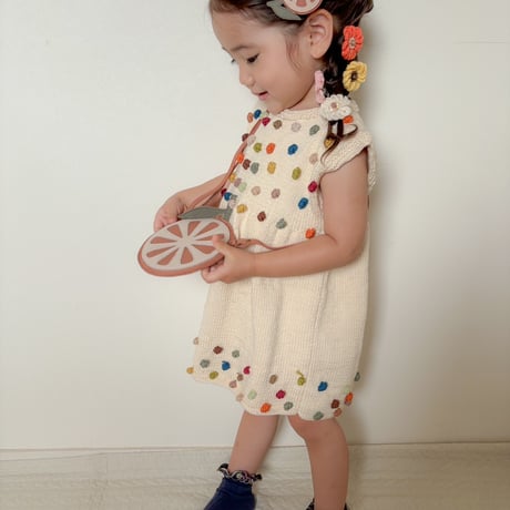 【babytoly】 rainbow popcorn dress