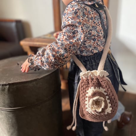 予約【babytoly×lana】blossom flower bag
