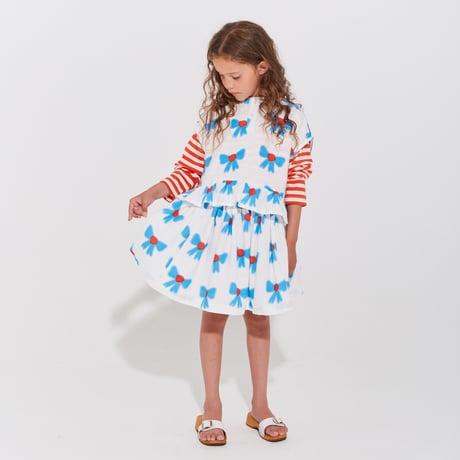 【Wynken】BOW SKIRT / BOW PRINT
