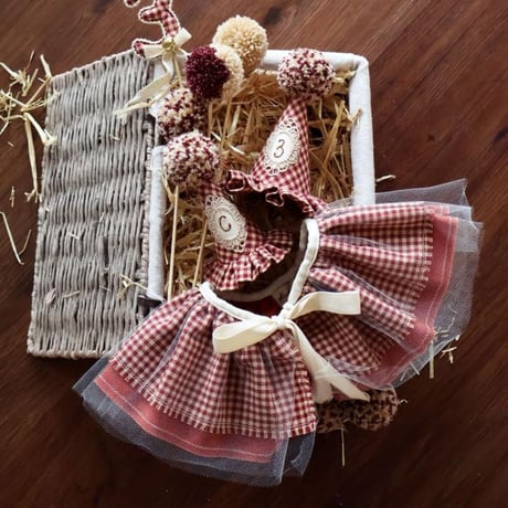 【kruhitkalove】Party hat / check