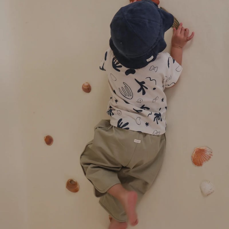 【新品未使用】organic zoo Capri Classic T 1-2y organic zoo】Capri Undyed Cotton Classic T-Shir