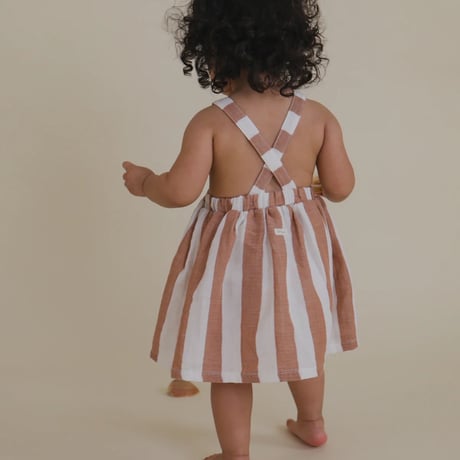 【organic zoo】Sienna Stripes Apron Skirt