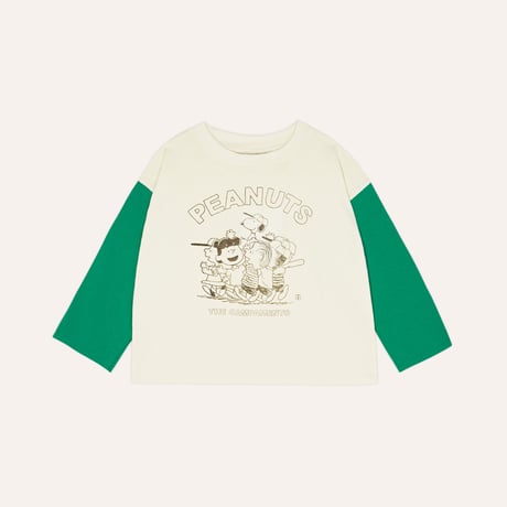 【the campamento】PEANUTS LONG SLEEVES BABY TSHIRT