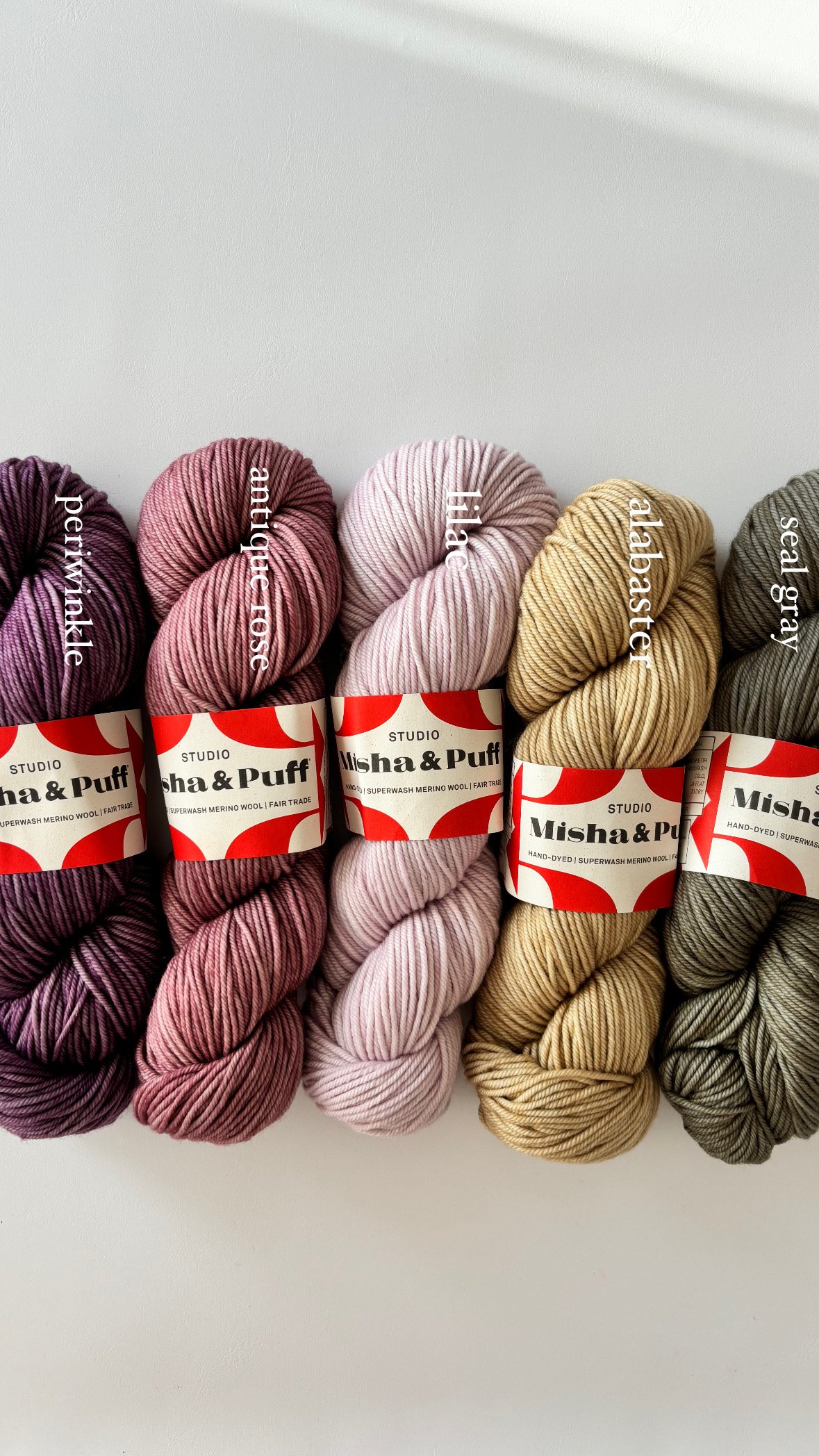 Studio Misha & Puff 】PERIWINKLE/ Merino Wool |