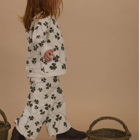 【organic zoo】Clover Wide Leg Pants Undyed