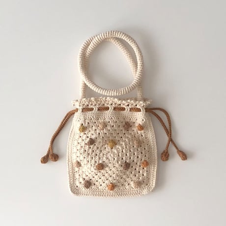 予約【babytoly×lana 】confetti// rainbow popcorn pouch bag