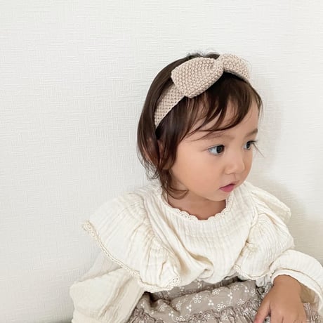 予約【babytoly】seed head bow