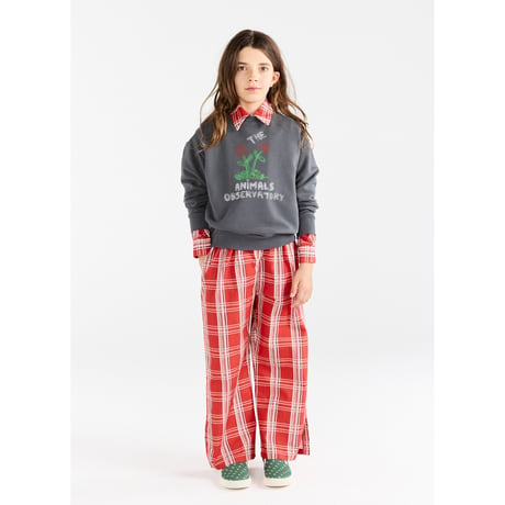 【The Animals Observatory】BEAR KID SWEATSHIT/dark grey