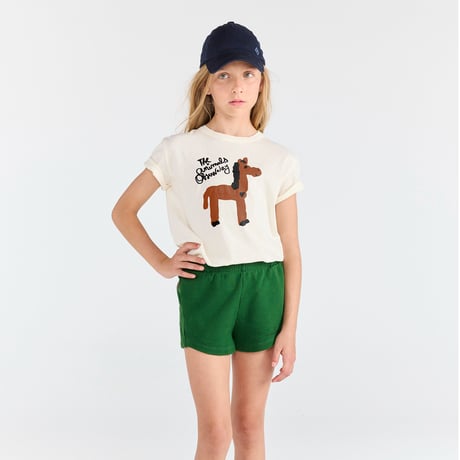 【The Animals Observatory】ROOSTER KID T-SHIRT Raw White