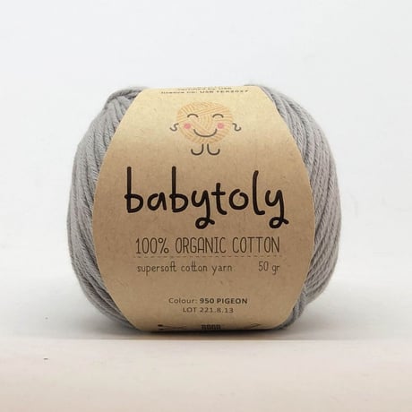 予約【babytoly】PIGEON//Organic cotton yarns