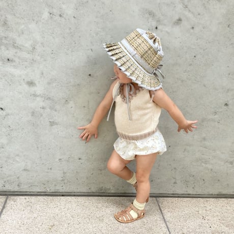 予約【babytoly】eva knit top / confetti