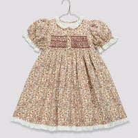 【Little Cotton Clothes】Elizabeth Dress - Yarrow Floral