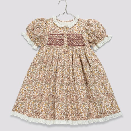【Little Cotton Clothes】Elizabeth Dress - Yarrow Floral