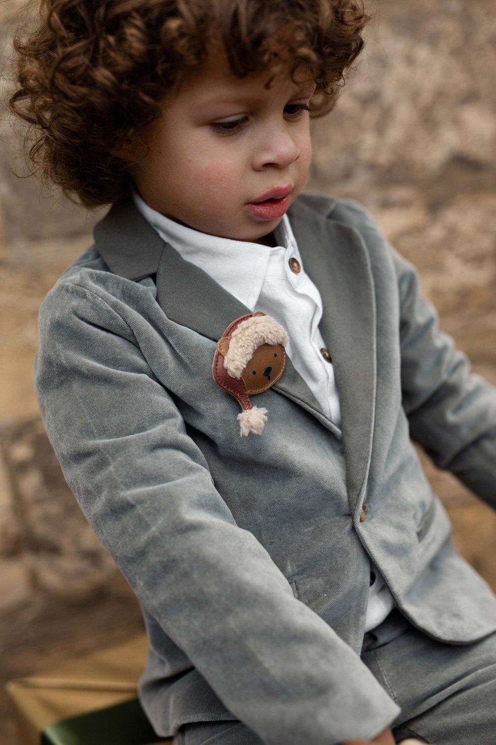 donsje】Wonda Hairclip | Christmas Bear | lana