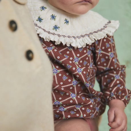【birinit】Juliana smocked romper baby