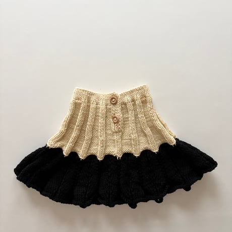 【kalinka】Dove Skirt / Natural/Black
