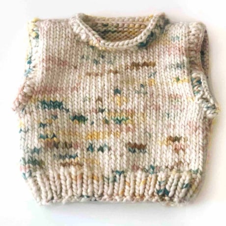 予約【babytoly 】rainforest wool vest
