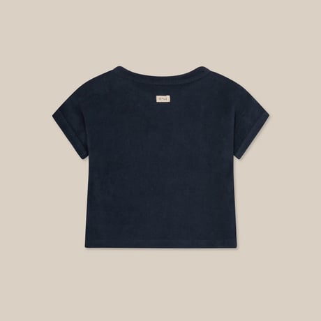 【organic zoo】Navy Terry Boxy T-Shirt