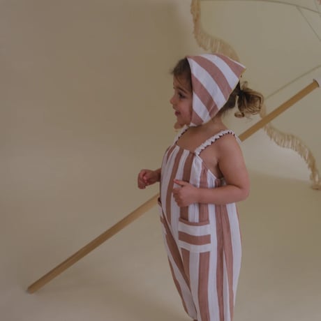 【organic zoo】Sienna Stripes Artisan Jumpsuit
