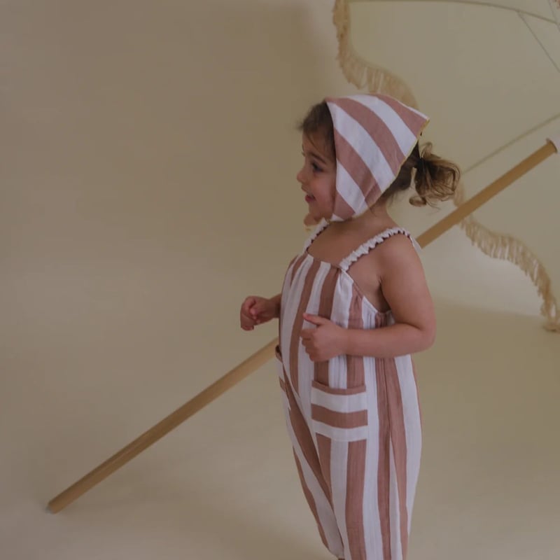 organic zoo Jumpsuit ジャンプスーツ2-3y organic zoo】【30%OFF】Ceramic White Artisan Jumpsuit