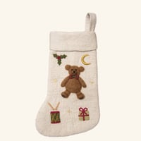 予約【Shirley Bredal】Teddy Bear Stocking / Cream White