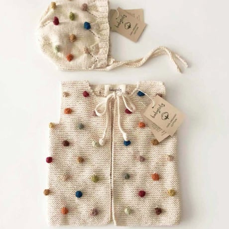 予約【babytoly】rainbow popcorn vest