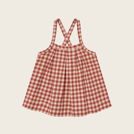 【organic zoo】Paprika Gingham Tribe Skirt