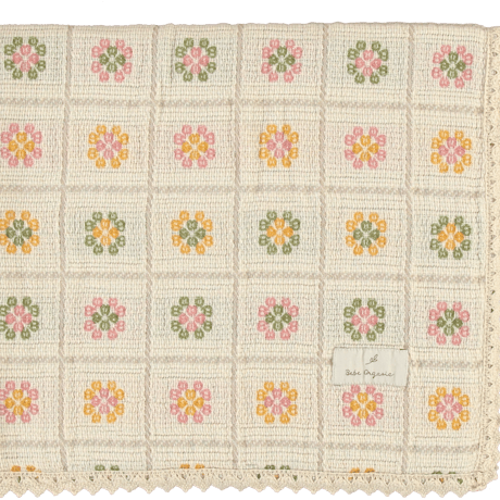 【Bebe Organic】Lucky Flower Blanket