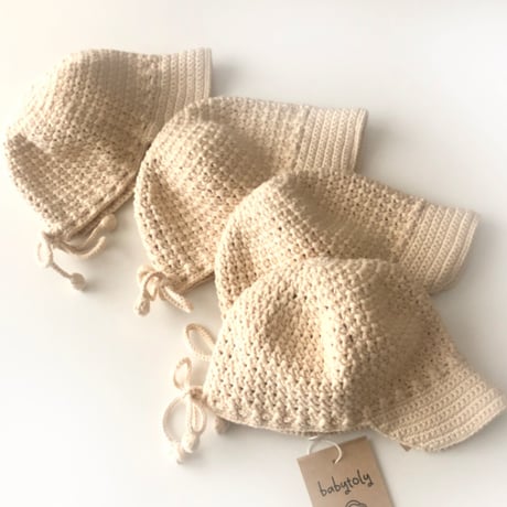 予約【babytoly】CROCHET HAT