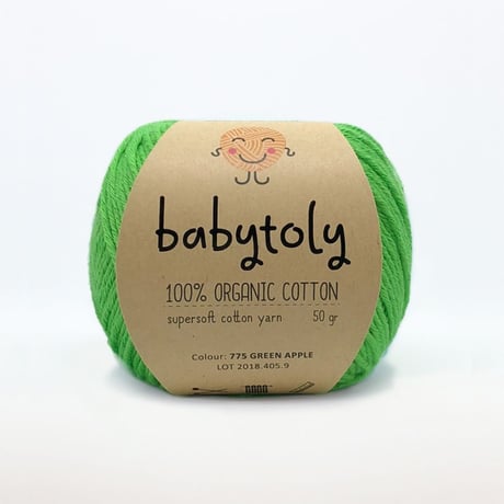 予約【babytol】GREEN APPLE//Organic cotton yarns