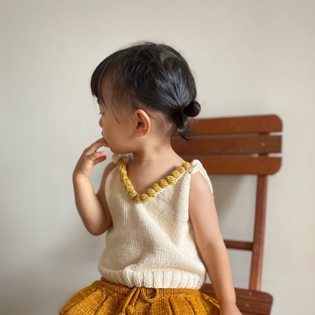 予約【babytoly】eva knit top / confetti