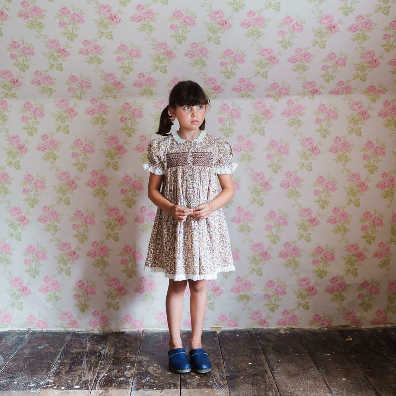 little cotton clothes / ワンピ / 2-3y little cotton clothes ワンピース 2-3y 花柄 - メルカリ