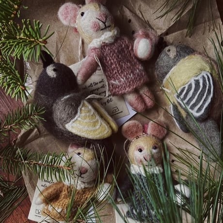 【Shirley Bredal】Christmas Ornament mousse / Dark gray
