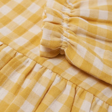 【organic zoo】Honeycomb Gingham Field Dress