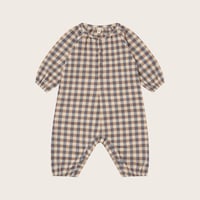 【organic zoo】Shoreline Gingham Onesie