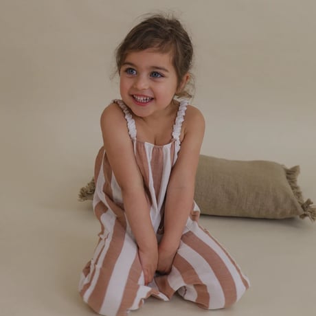 【organic zoo】Sienna Stripes Artisan Jumpsuit