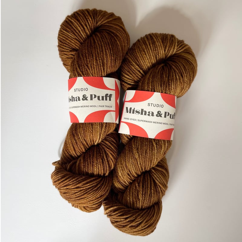Misha and Puff メリノウール スケポン 5y Studio Misha & Puff 】NUTMEG / Merino Wool | lana
