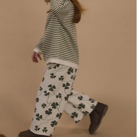 【organic zoo】Clover Wide Leg Pants Undyed